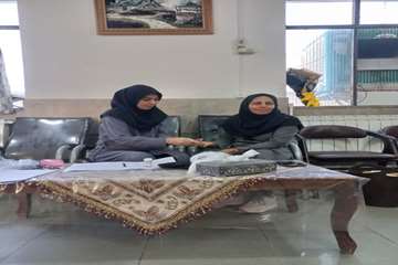 اجرای طرح پویش ملی فشارخون ودیابت به همراه آموزش برای کادر آموزشی مدرسه دخترانه بنت الهدی مشکات